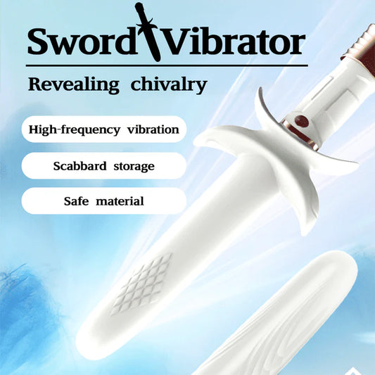 Sword - shaped Vibrating Clitoral G Spot Stimulator
